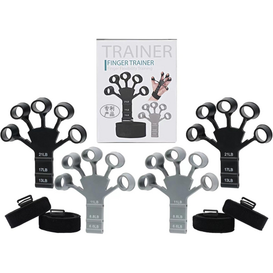 Gripster: Adjustable Hand Gripper Set - Build Finger and Forearm Strength