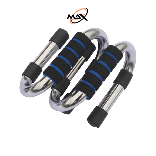 Non-Slip Push Up Stands with Chrome Bars