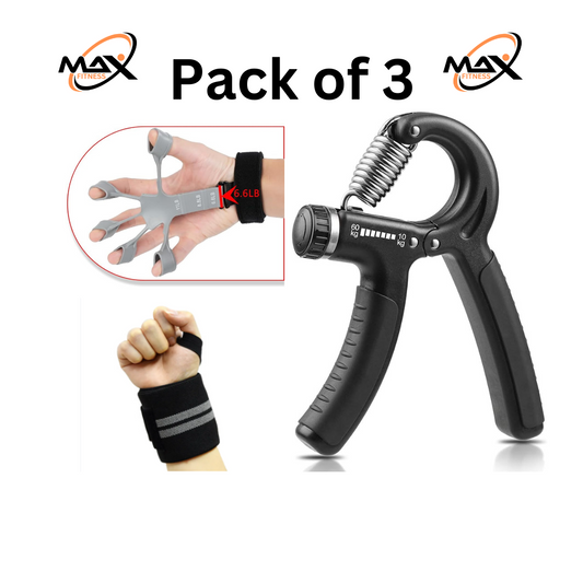 Hand and Forearm Strength Bundle: Pack of 3